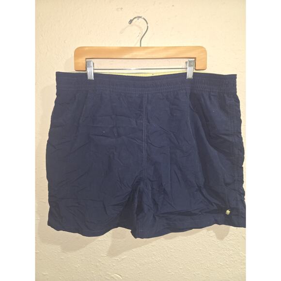 Polo Ralph lauren Shorts, Blue Yellow Swim Trunks, Lined, Men's Size XL - Picture 1 of 9